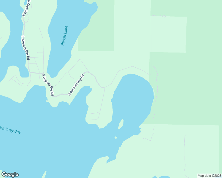 map of restaurants, bars, coffee shops, grocery stores, and more near 36881-36885 South Whitney Bay Road in Chippewa