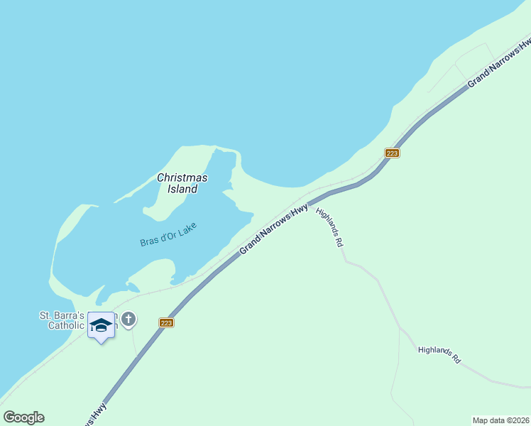 map of restaurants, bars, coffee shops, grocery stores, and more near 23-59 Island Beach Road in Christmas Island