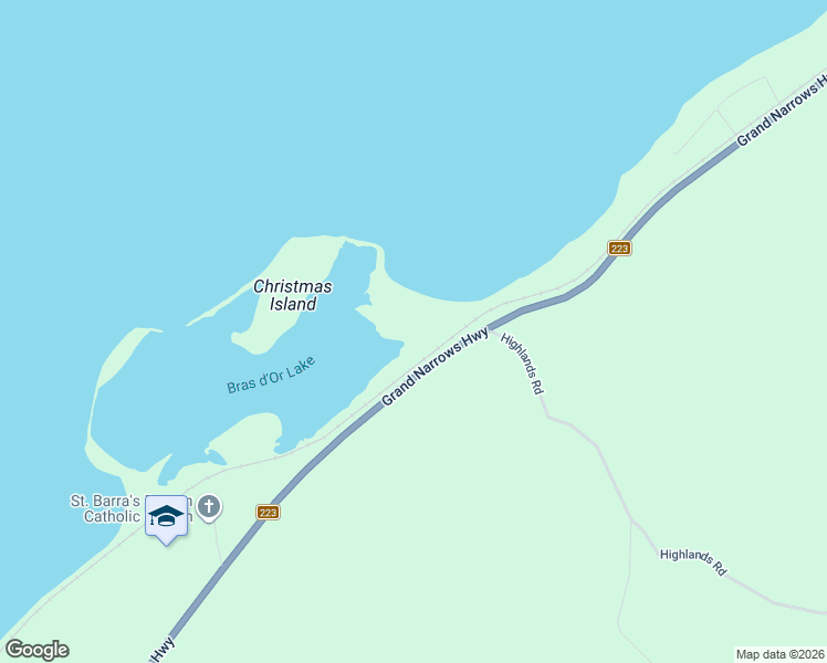 map of restaurants, bars, coffee shops, grocery stores, and more near 23-59 Island Beach Road in Christmas Island