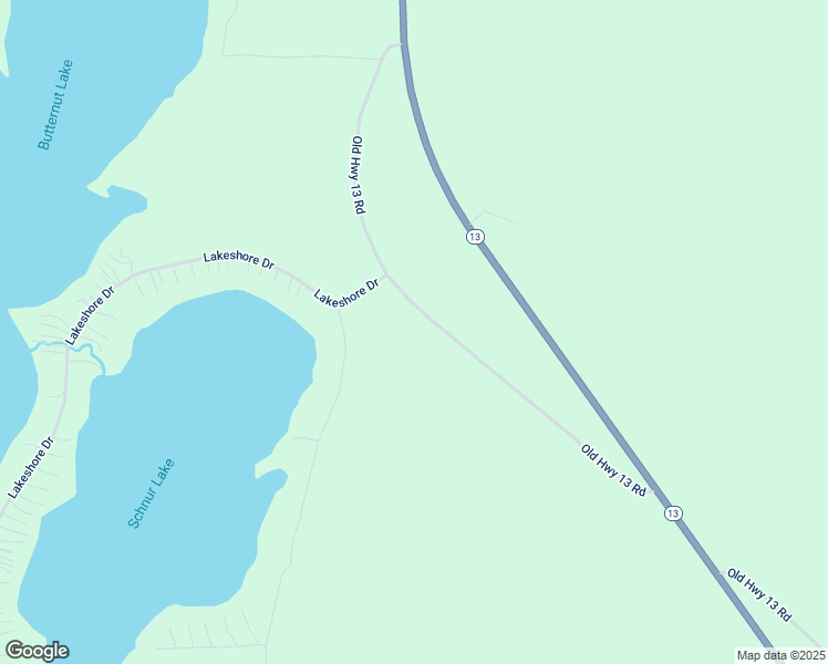 map of restaurants, bars, coffee shops, grocery stores, and more near N16779 Old 13 Road in Butternut