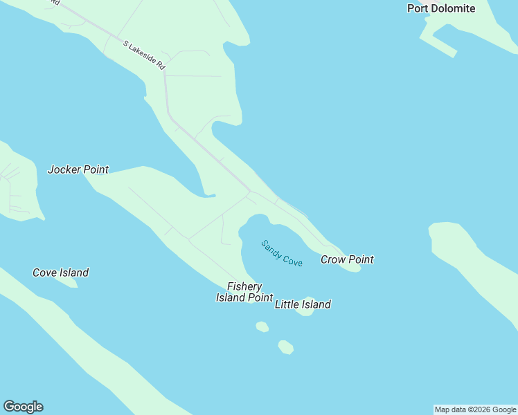 map of restaurants, bars, coffee shops, grocery stores, and more near 1934 South Crow Point Lane in Cedarville