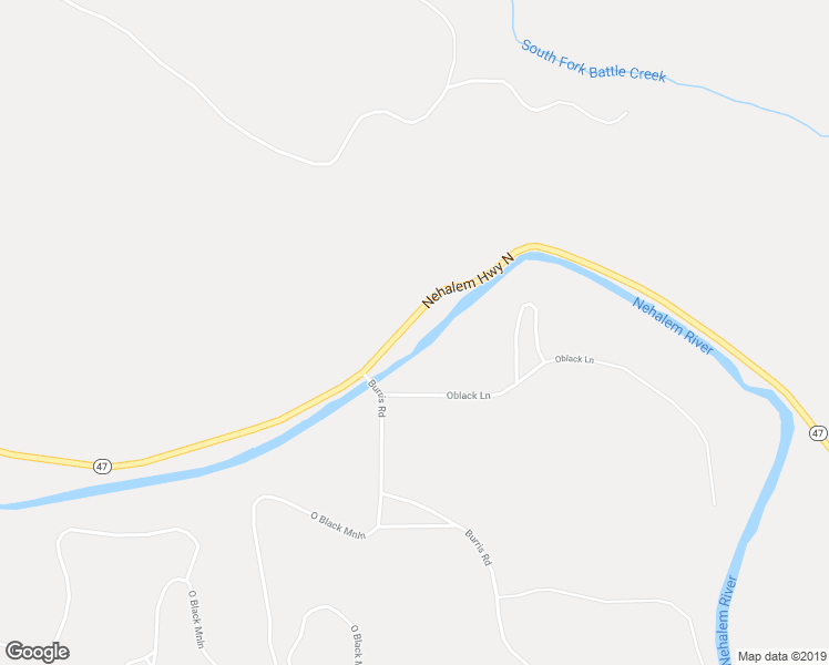 map of restaurants, bars, coffee shops, grocery stores, and more near 67491 Nehalem Highway North in Vernonia