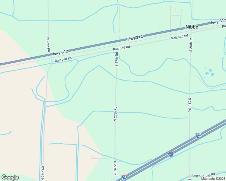 map of restaurants, bars, coffee shops, grocery stores, and more near 2652 South 27th Road in Ballantine