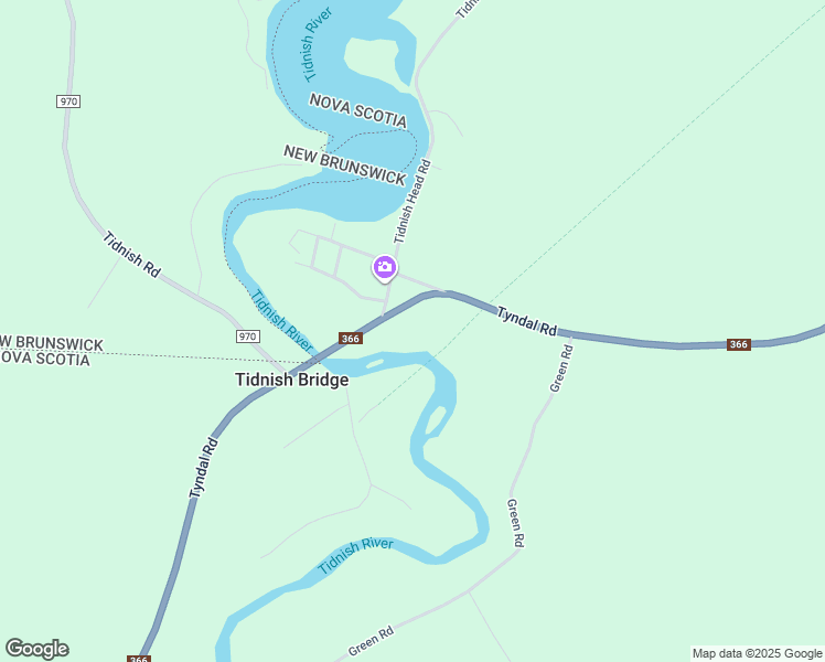 map of restaurants, bars, coffee shops, grocery stores, and more near 3710 Nova Scotia 366 in Tidnish Bridge