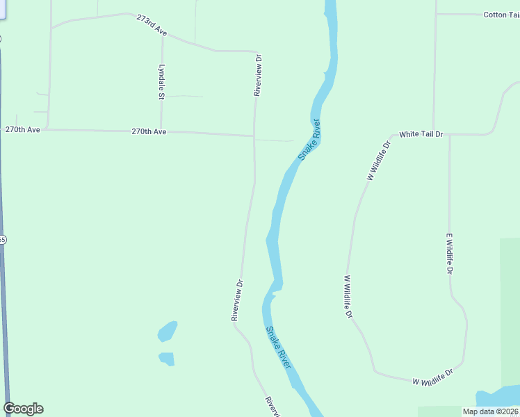 map of restaurants, bars, coffee shops, grocery stores, and more near 26856 Riverview Drive in Mora