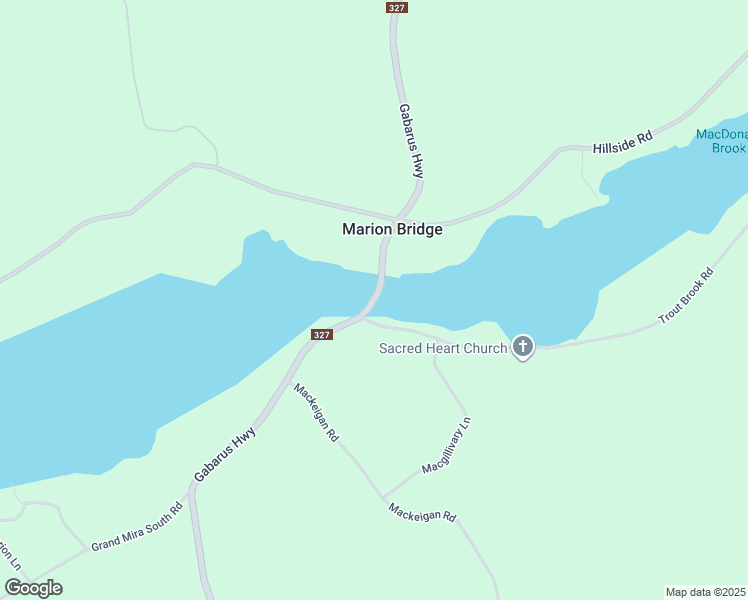 map of restaurants, bars, coffee shops, grocery stores, and more near Gabarus Highway in Cape Breton Regional Municipality