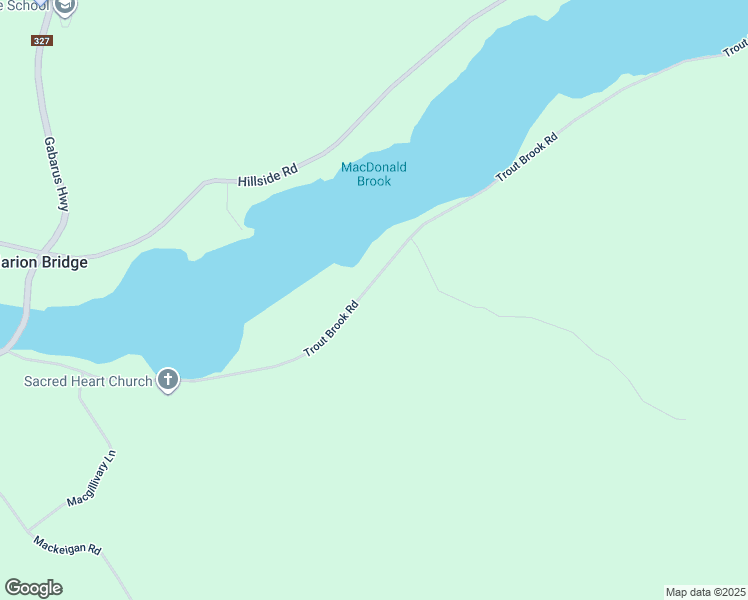 map of restaurants, bars, coffee shops, grocery stores, and more near 274 Trout Brook Road in Marion Bridge