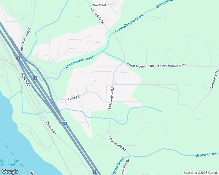 map of restaurants, bars, coffee shops, grocery stores, and more near 1405 South Cloverdale Road in Kalama