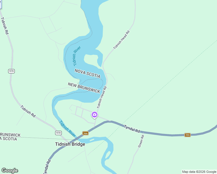 map of restaurants, bars, coffee shops, grocery stores, and more near 94 Tidnish Head Road in Amherst
