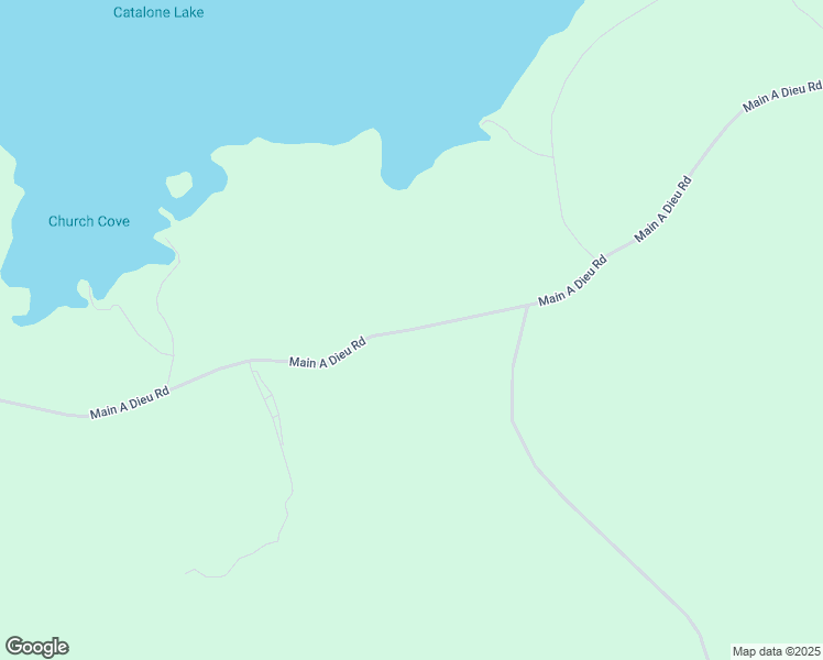 map of restaurants, bars, coffee shops, grocery stores, and more near Main a Dieu Road in Catalone