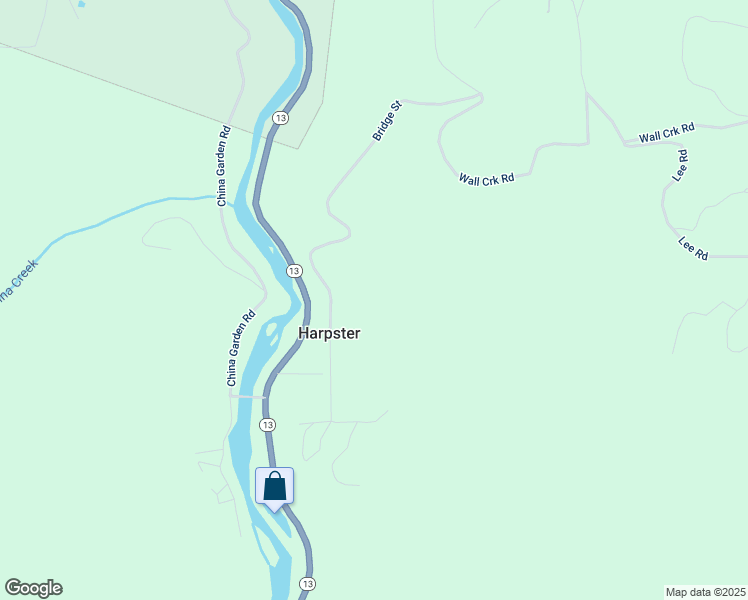 map of restaurants, bars, coffee shops, grocery stores, and more near in Harpster