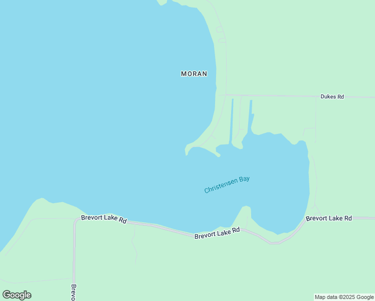 map of restaurants, bars, coffee shops, grocery stores, and more near 3999 Ed Hansen Lane in Mackinac County