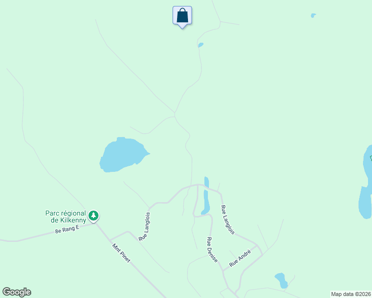 map of restaurants, bars, coffee shops, grocery stores, and more near Rue Levasseur in Lanaudière