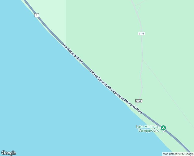 map of restaurants, bars, coffee shops, grocery stores, and more near U.S. 2 in Mackinac