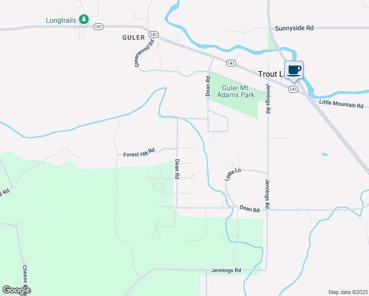 map of restaurants, bars, coffee shops, grocery stores, and more near 5 Hoyt Road in Trout Lake