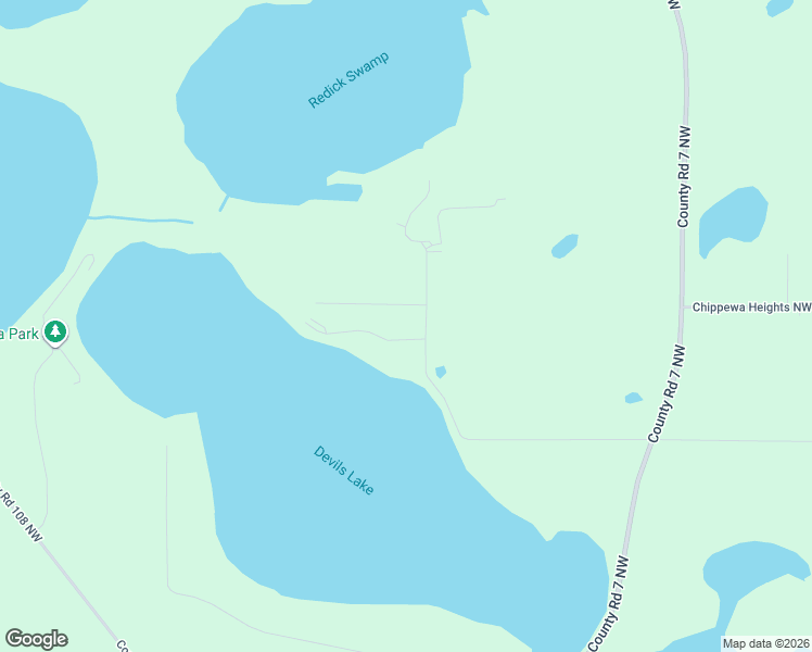 map of restaurants, bars, coffee shops, grocery stores, and more near 13224 Devils Lake Road Northwest in Brandon
