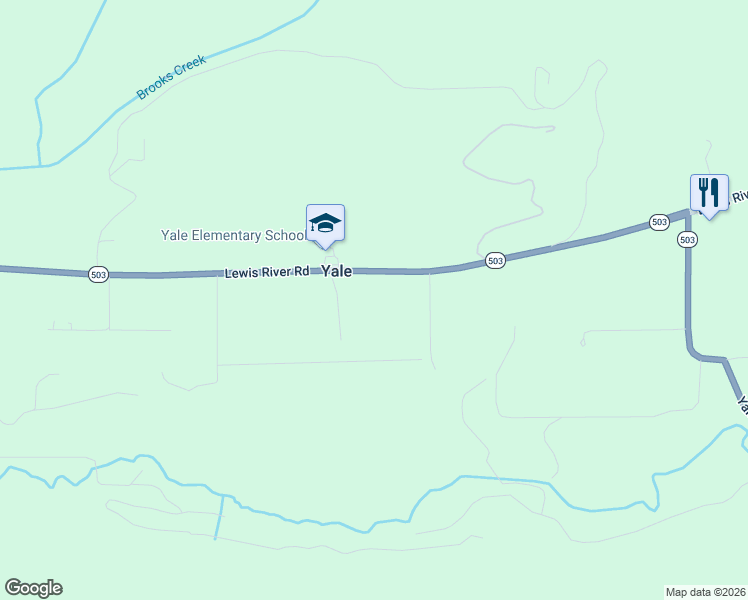 map of restaurants, bars, coffee shops, grocery stores, and more near 11869 Lewis River Road in Ariel