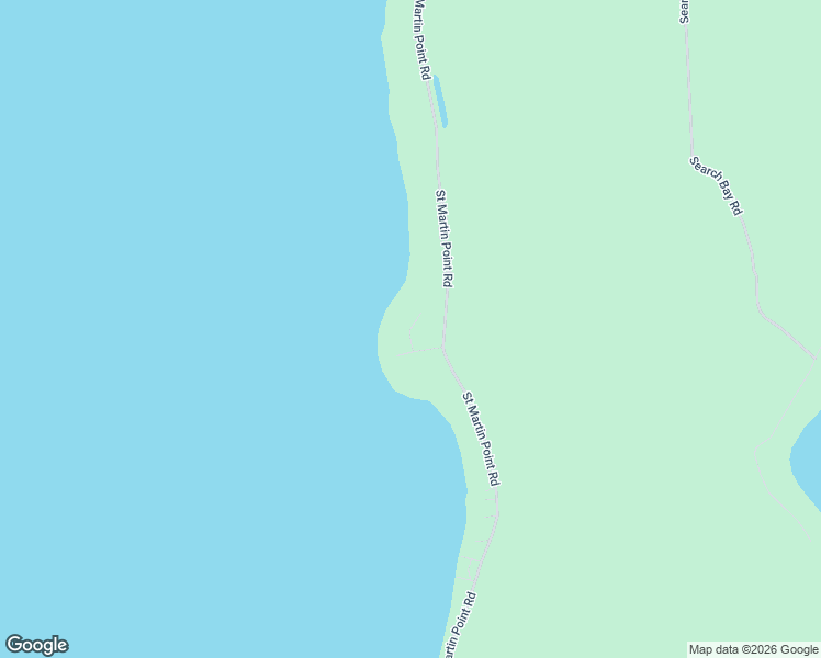map of restaurants, bars, coffee shops, grocery stores, and more near Cedar View Lane in Mackinac County