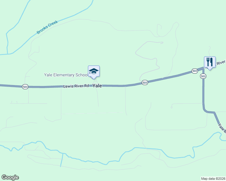 map of restaurants, bars, coffee shops, grocery stores, and more near 11909 Lewis River Road in Ariel