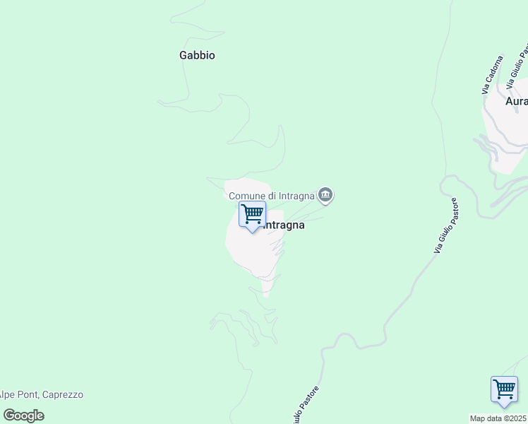 map of restaurants, bars, coffee shops, grocery stores, and more near 13 Via Case Garoni in Intragna