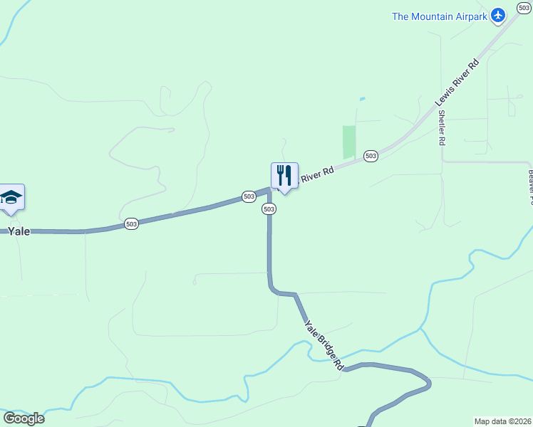map of restaurants, bars, coffee shops, grocery stores, and more near 12 Yale Bridge Road in Ariel