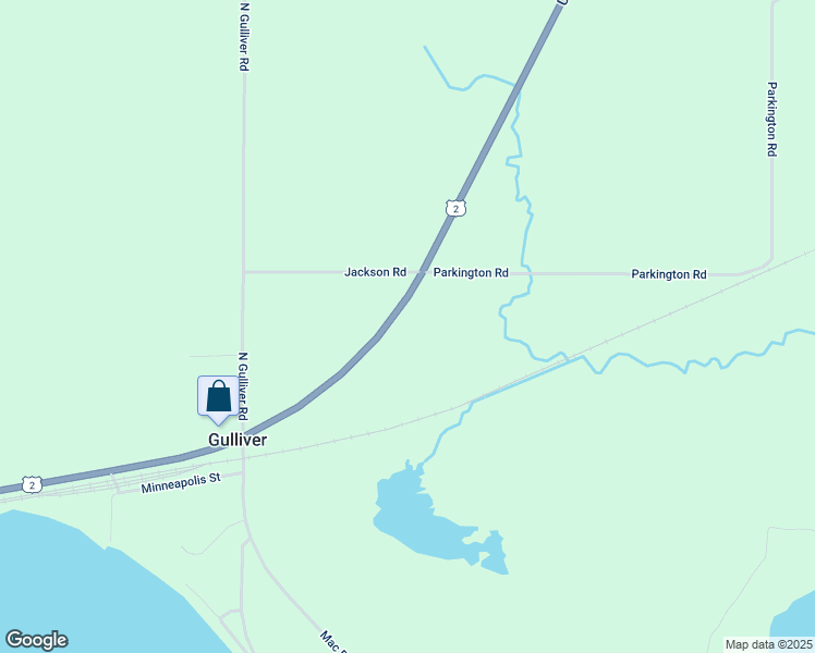 map of restaurants, bars, coffee shops, grocery stores, and more near 2725w U.S. 2 in Gulliver