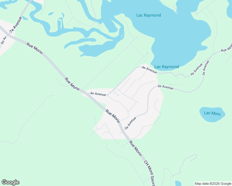 map of restaurants, bars, coffee shops, grocery stores, and more near 30 Domaine Val Morin in Laurentides