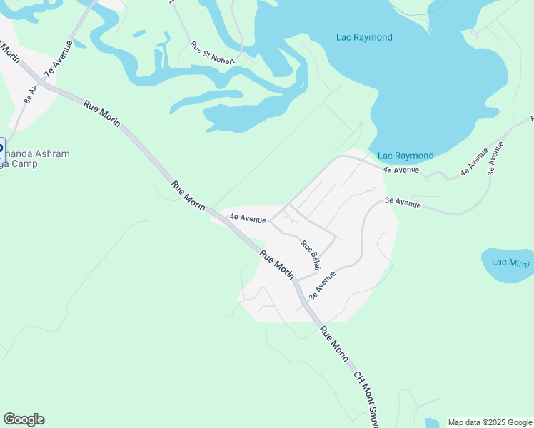 map of restaurants, bars, coffee shops, grocery stores, and more near 1282 4e Av in Val-Morin
