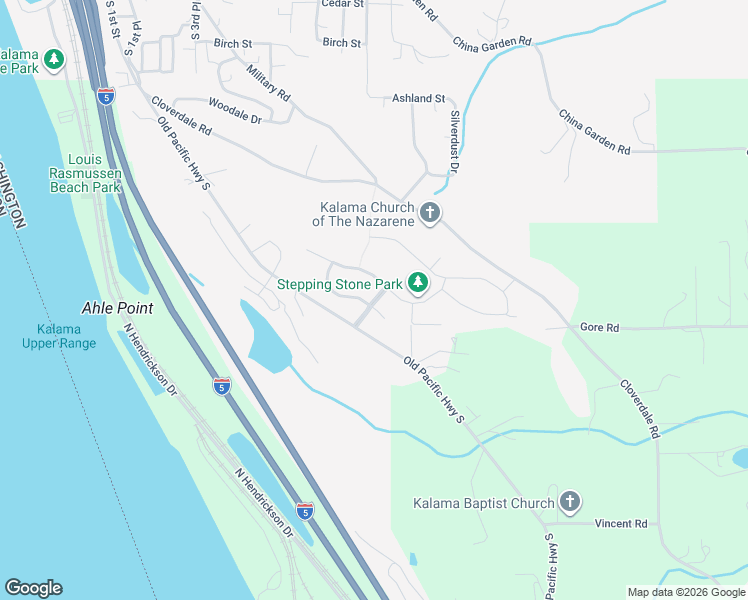 map of restaurants, bars, coffee shops, grocery stores, and more near 324 Stone Forest Drive in Kalama