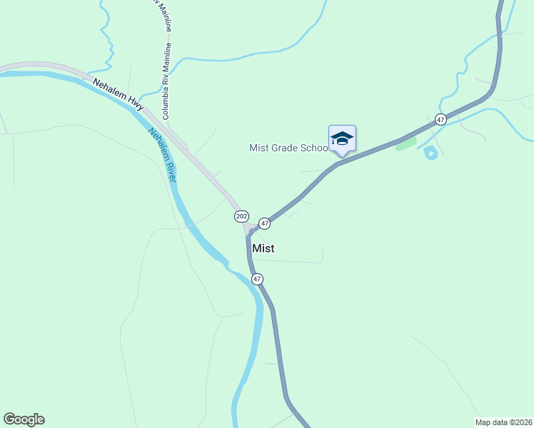 map of restaurants, bars, coffee shops, grocery stores, and more near 69027 Oregon 47 in Clatskanie