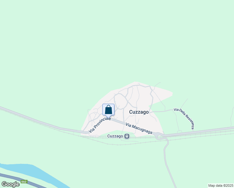 map of restaurants, bars, coffee shops, grocery stores, and more near 1 Via Cangio in Cuzzago