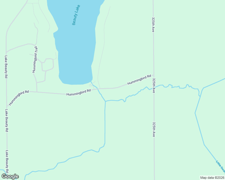 map of restaurants, bars, coffee shops, grocery stores, and more near 32213 Hummingbird Road in Long Prairie