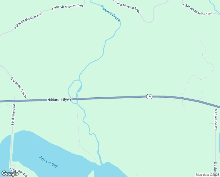 map of restaurants, bars, coffee shops, grocery stores, and more near 2219 Michigan 134 in Cedarville