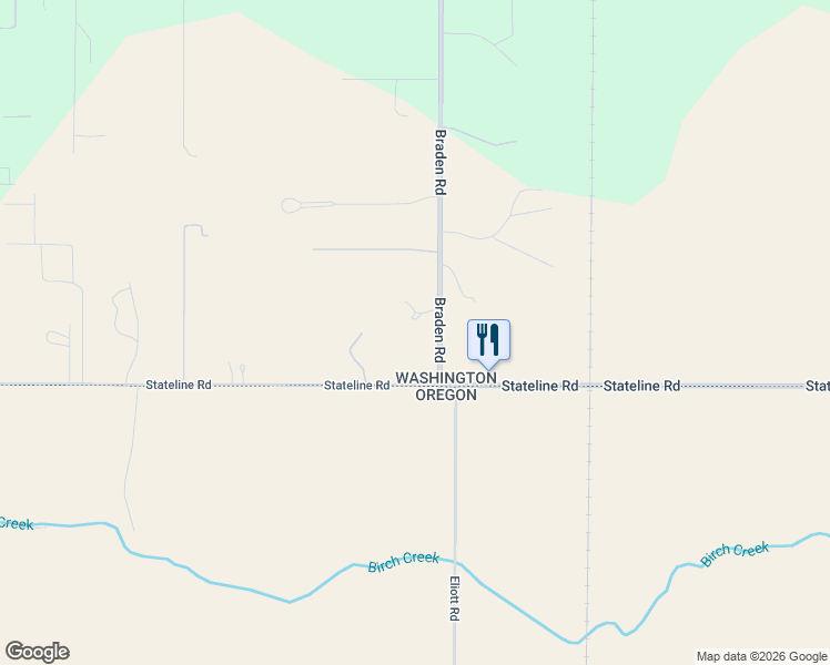 map of restaurants, bars, coffee shops, grocery stores, and more near 4600 Braden Road in Walla Walla