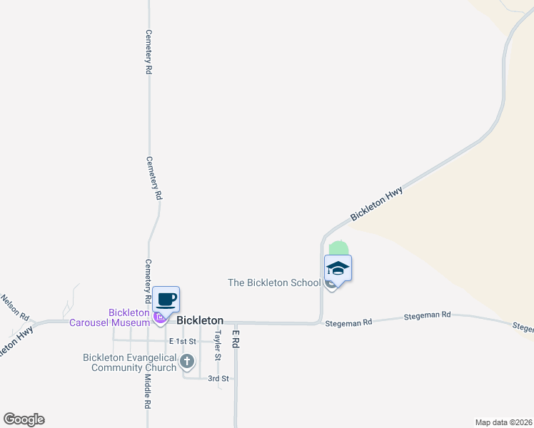 map of restaurants, bars, coffee shops, grocery stores, and more near in Bickleton