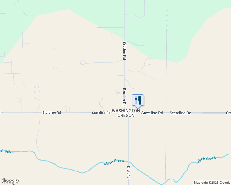 map of restaurants, bars, coffee shops, grocery stores, and more near 4600 Braden Road in Walla Walla