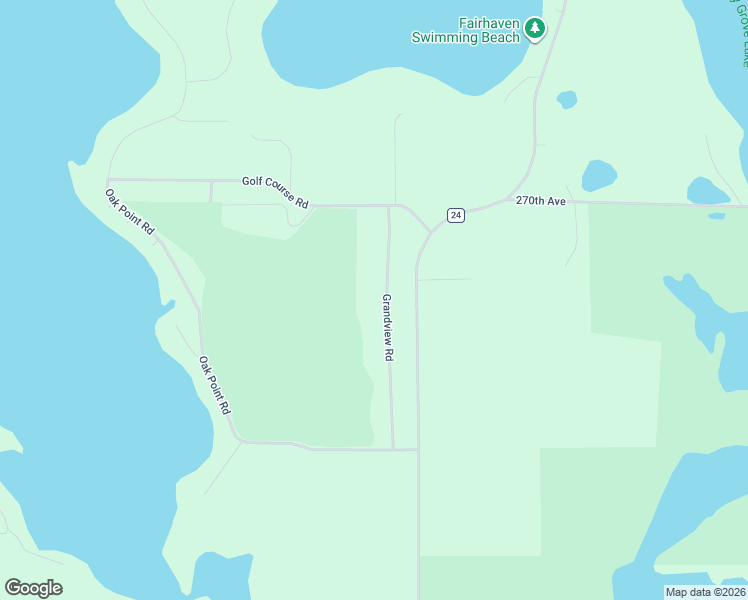 map of restaurants, bars, coffee shops, grocery stores, and more near 26789 Grandview Road in Elbow Lake