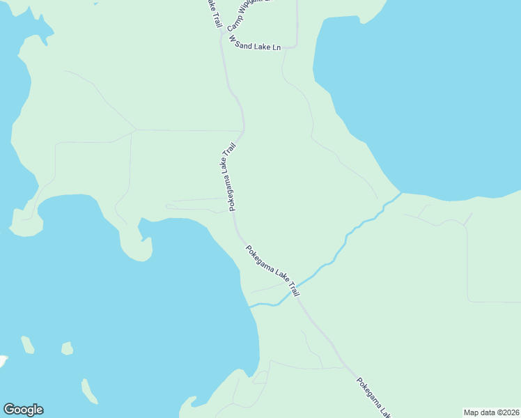 map of restaurants, bars, coffee shops, grocery stores, and more near 3280 Pokegama Lake Trail in Lac du Flambeau