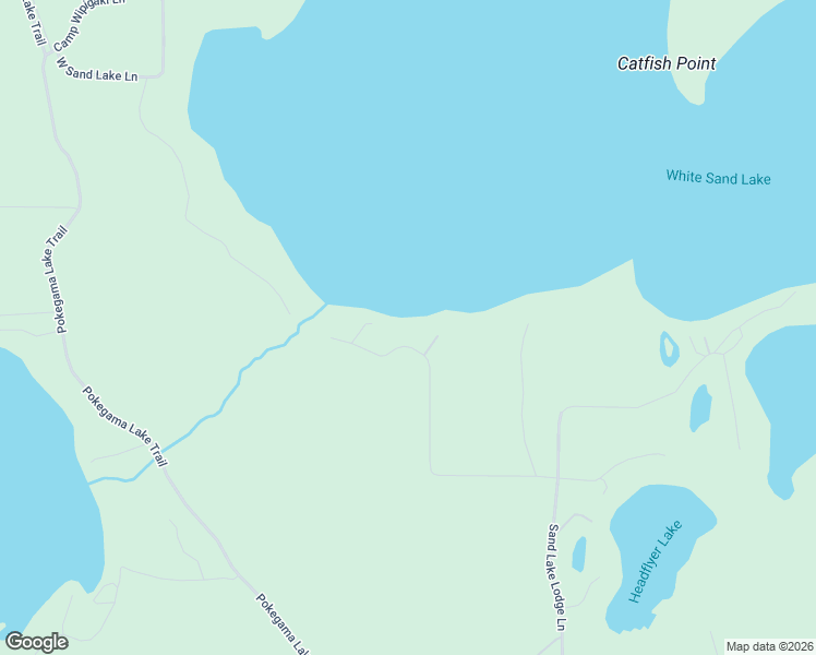 map of restaurants, bars, coffee shops, grocery stores, and more near 13440 Sand Creek Lane in Lac du Flambeau