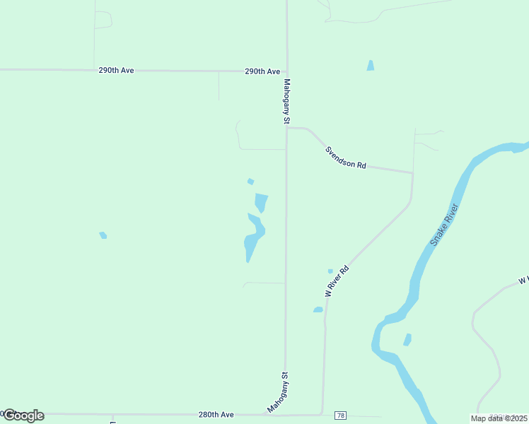 map of restaurants, bars, coffee shops, grocery stores, and more near 2861 Mahogany Street in Mora