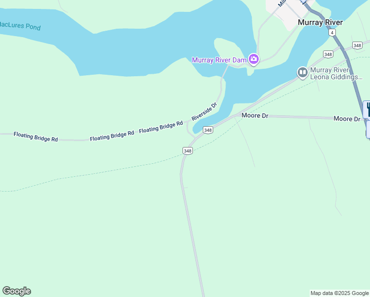 map of restaurants, bars, coffee shops, grocery stores, and more near 898 Livingstone Road in Murray River