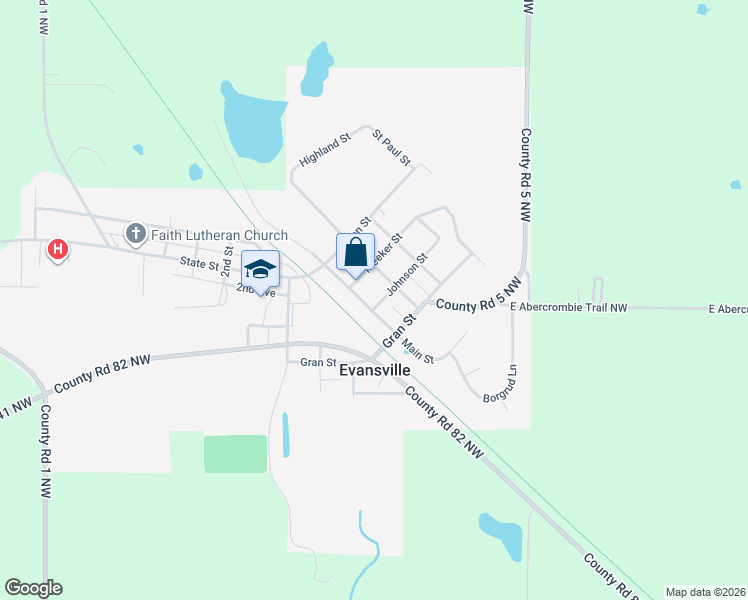 map of restaurants, bars, coffee shops, grocery stores, and more near 201 Main Street in Evansville