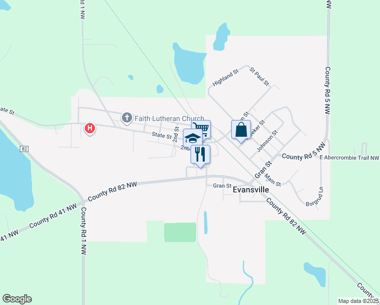 map of restaurants, bars, coffee shops, grocery stores, and more near 123 2nd Avenue in Evansville