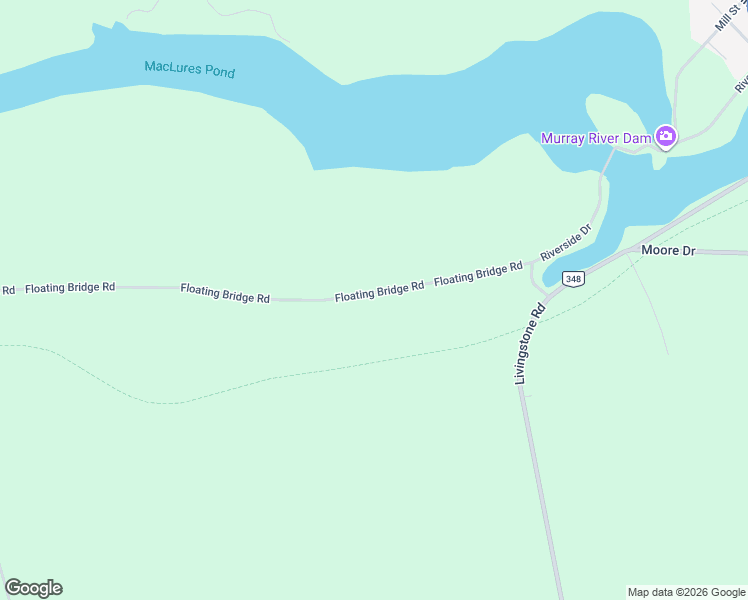map of restaurants, bars, coffee shops, grocery stores, and more near 372 Highway 202 in Murray River