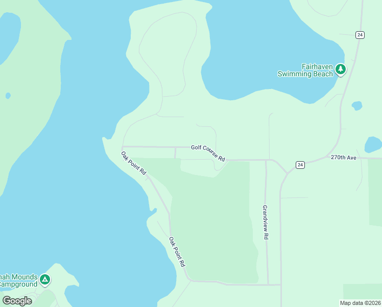 map of restaurants, bars, coffee shops, grocery stores, and more near 114 Golf Course Road in Elbow Lake