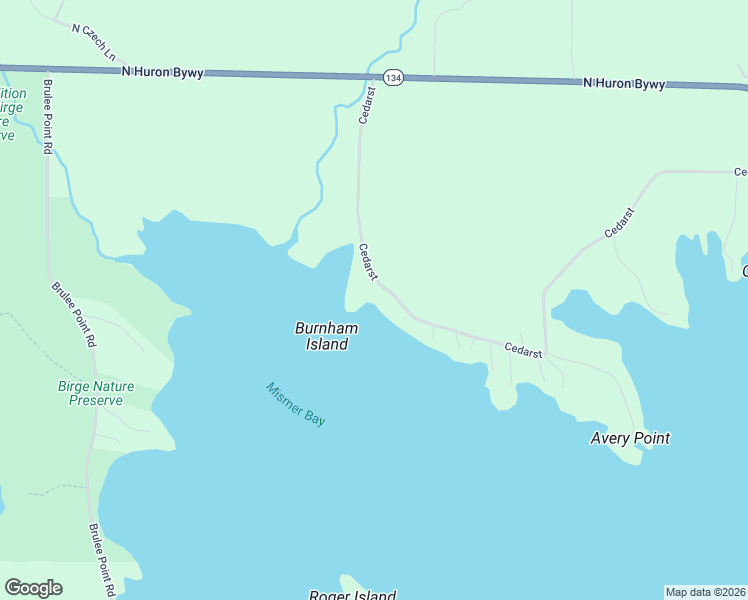 map of restaurants, bars, coffee shops, grocery stores, and more near 4963 West Cedar Road in Hessel