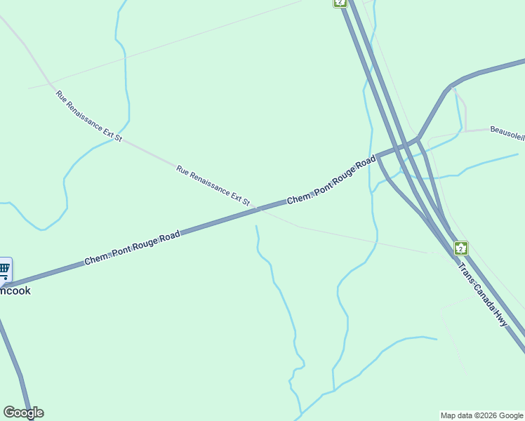 map of restaurants, bars, coffee shops, grocery stores, and more near 137 Chemin Pont Rouge Road in Memramcook