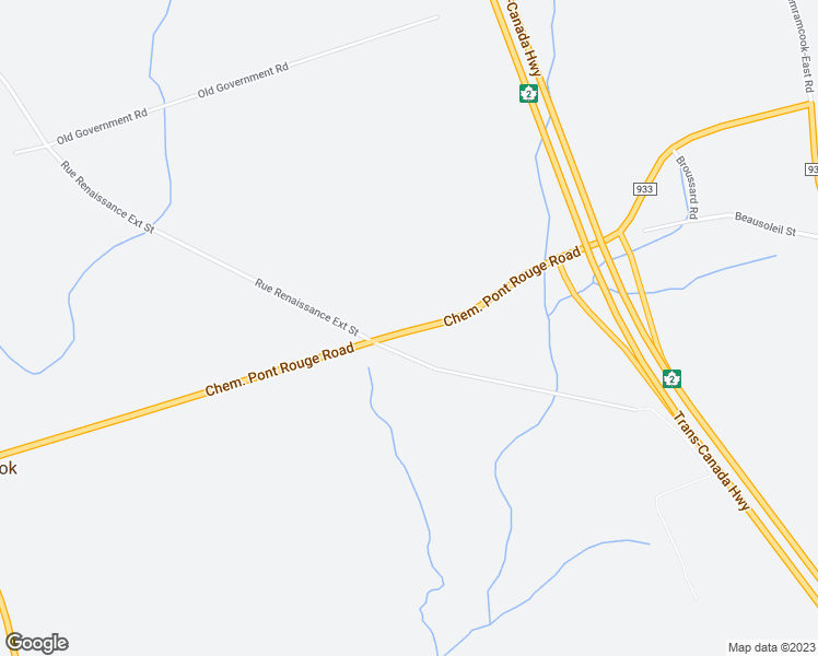 map of restaurants, bars, coffee shops, grocery stores, and more near 137 Chemin Pont Rouge Road in Memramcook