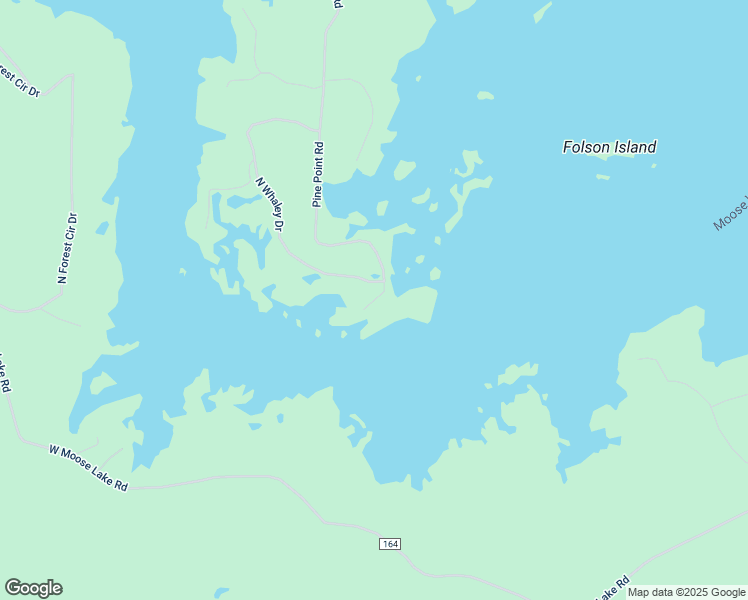 map of restaurants, bars, coffee shops, grocery stores, and more near North Pine Point Road in Sawyer County