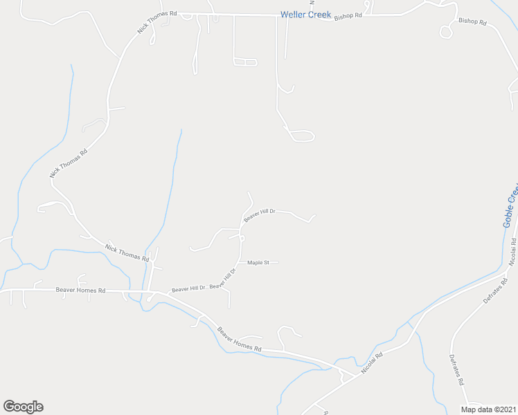 map of restaurants, bars, coffee shops, grocery stores, and more near 69870 Beaver Hill Drive in Rainier